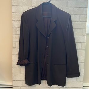 Elliot Lauren Dark Brown Long Sleeve Blazer